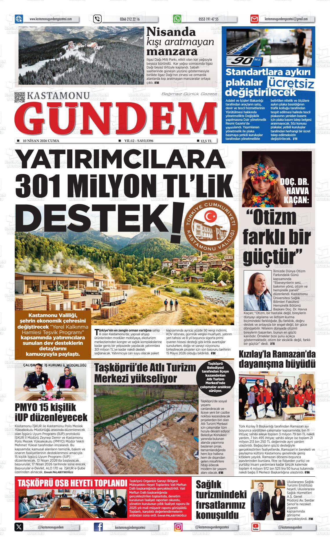 Kastamonu Gundem 10.04.2026