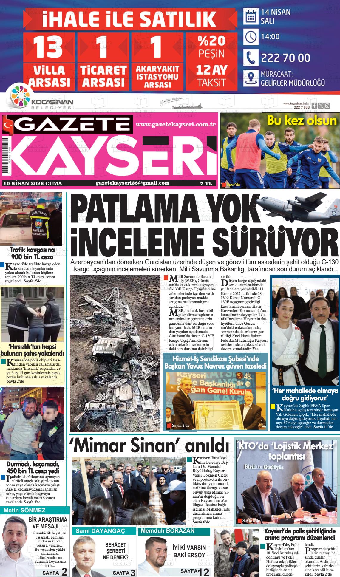 Kayseri Haber 38 10.04.2026