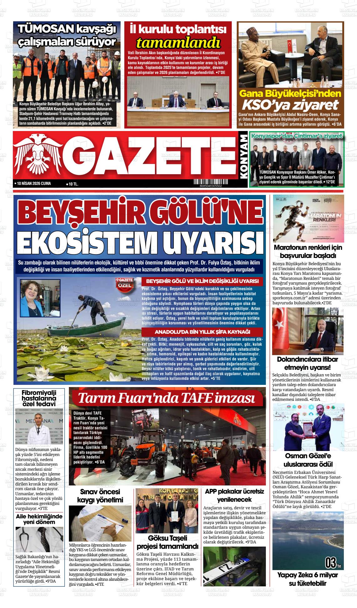 Konya Yenigun 10.04.2026