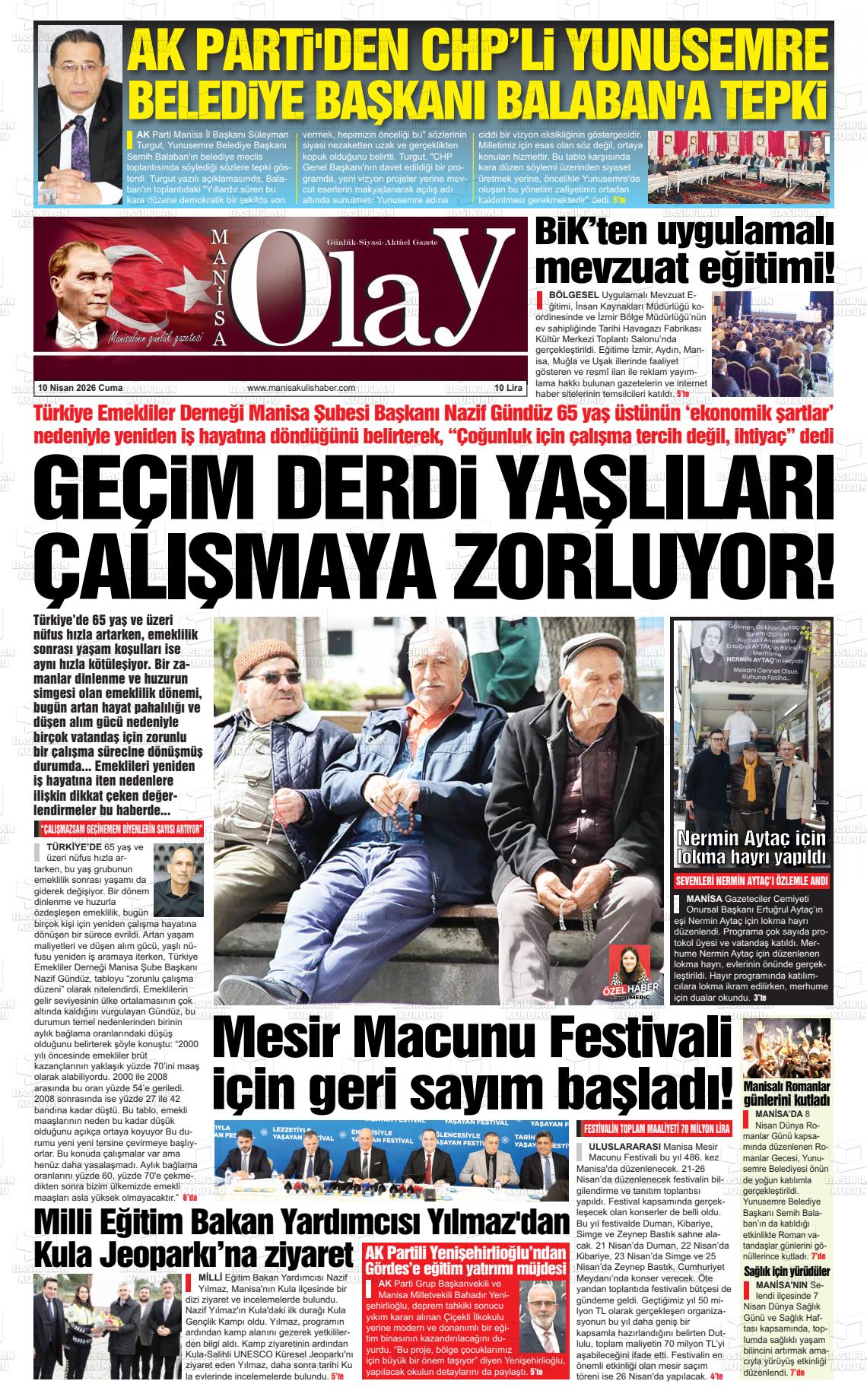 Manisa Olay 10.04.2026
