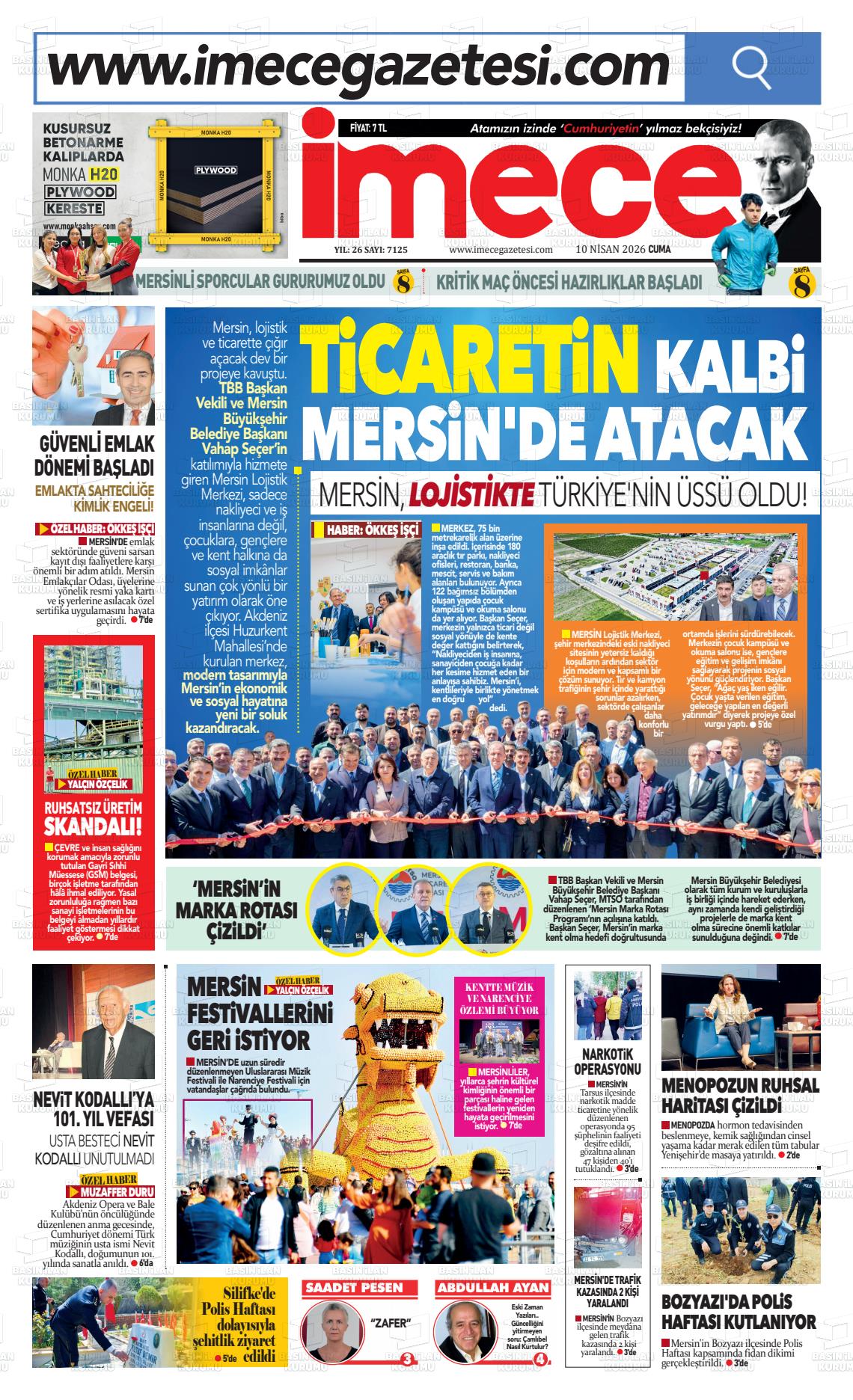 Mersin Imece 10.04.2026