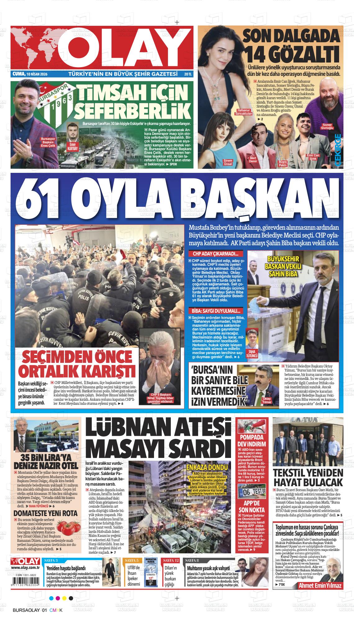 Hatay Olay 10.04.2026