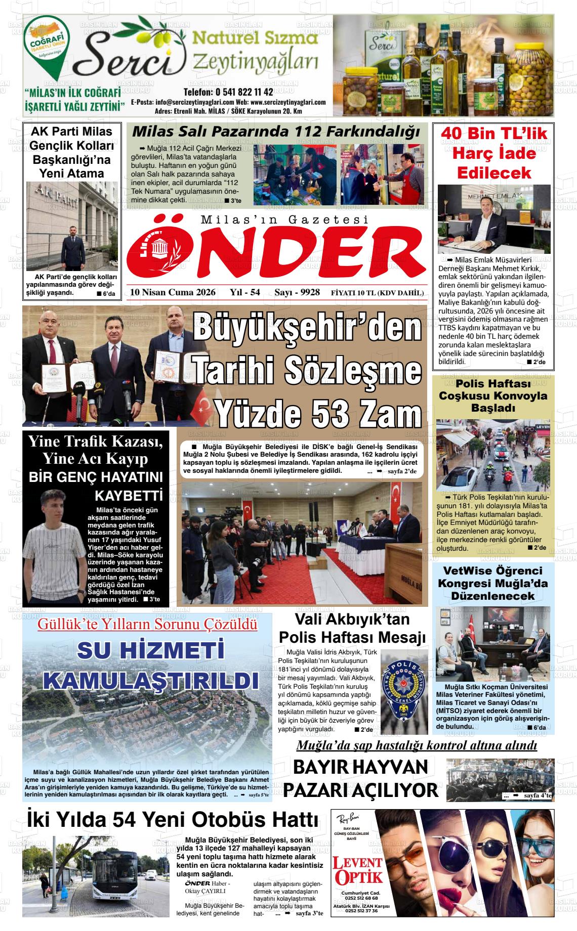 Mugla Onder 10.04.2026