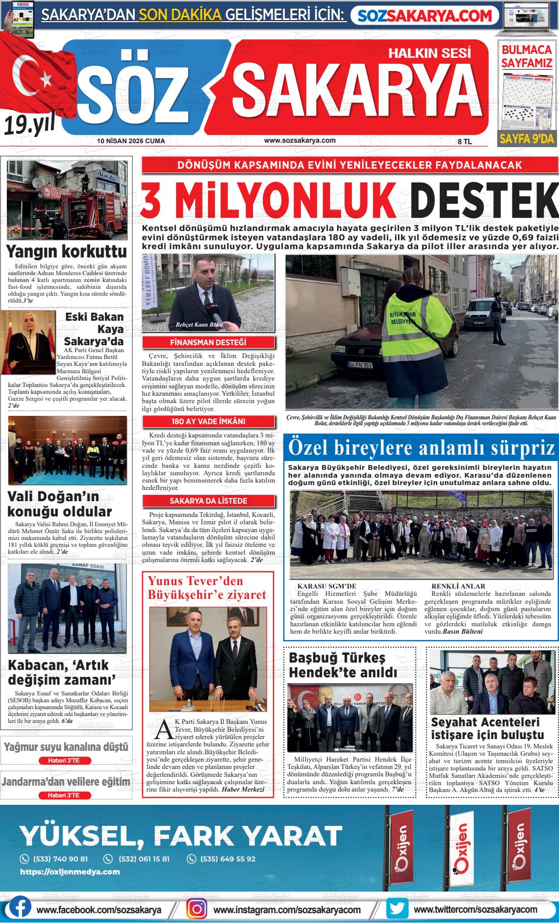 Sakarya Halk 10.04.2026
