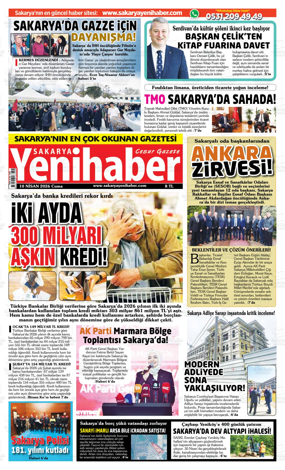 Sakarya Yenihaber 10.04.2026