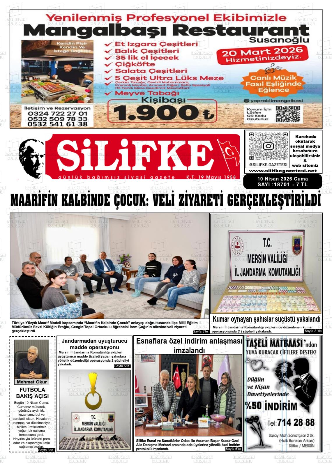 Mersin Silifke 10.04.2026