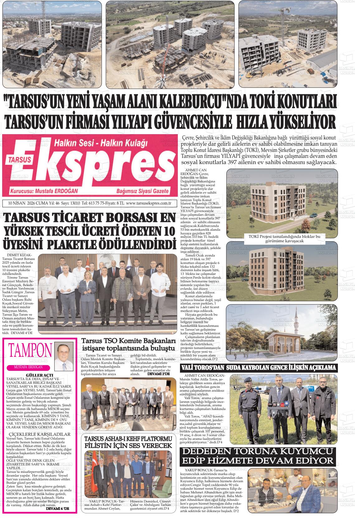 Mersin Tarsusekspres 10.04.2026