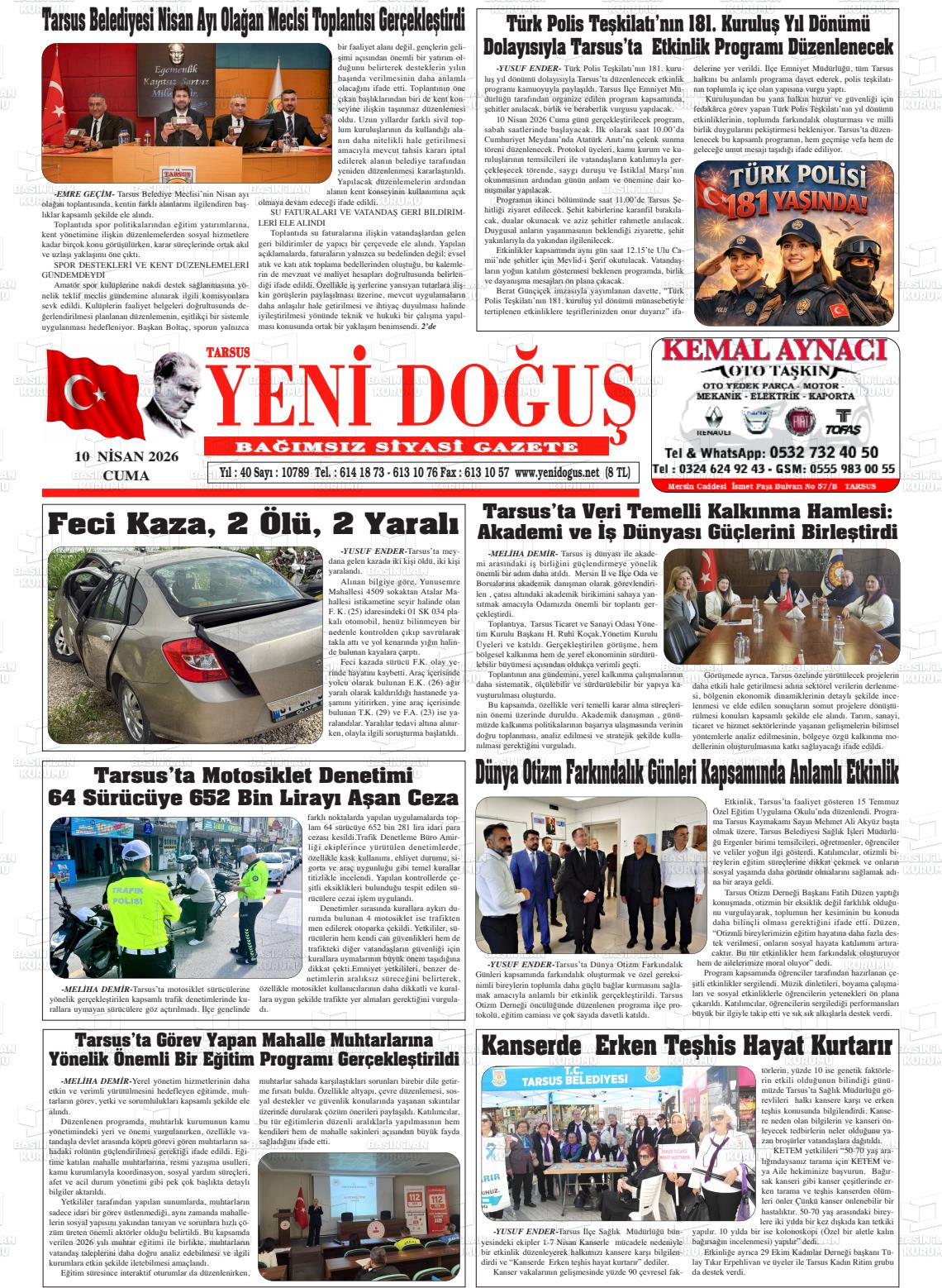 Mersin Tarsusyenidogus 10.04.2026