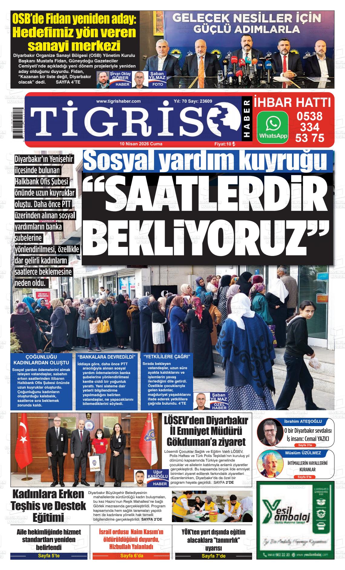 Diyarbakir Tirgis 10.04.2026