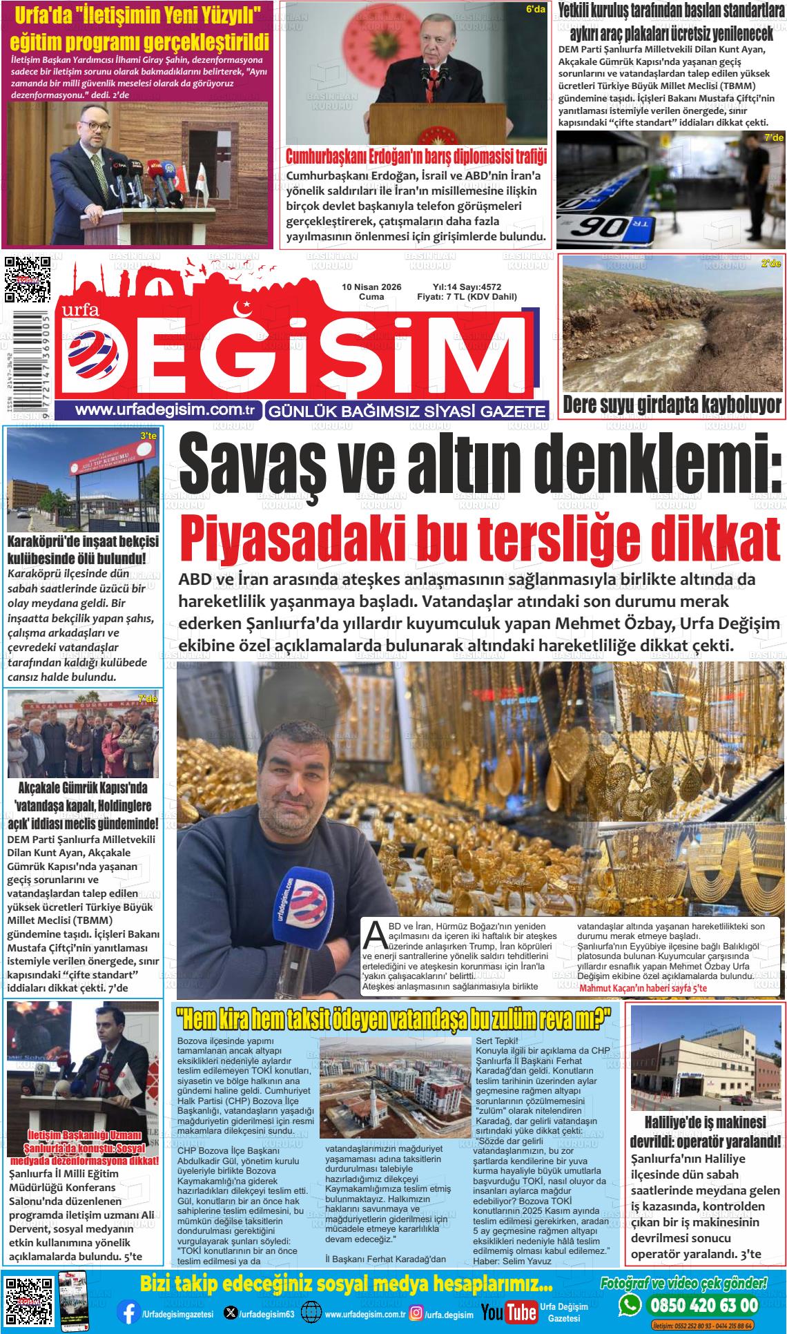 Sanliurfa Urfastar 10.04.2026