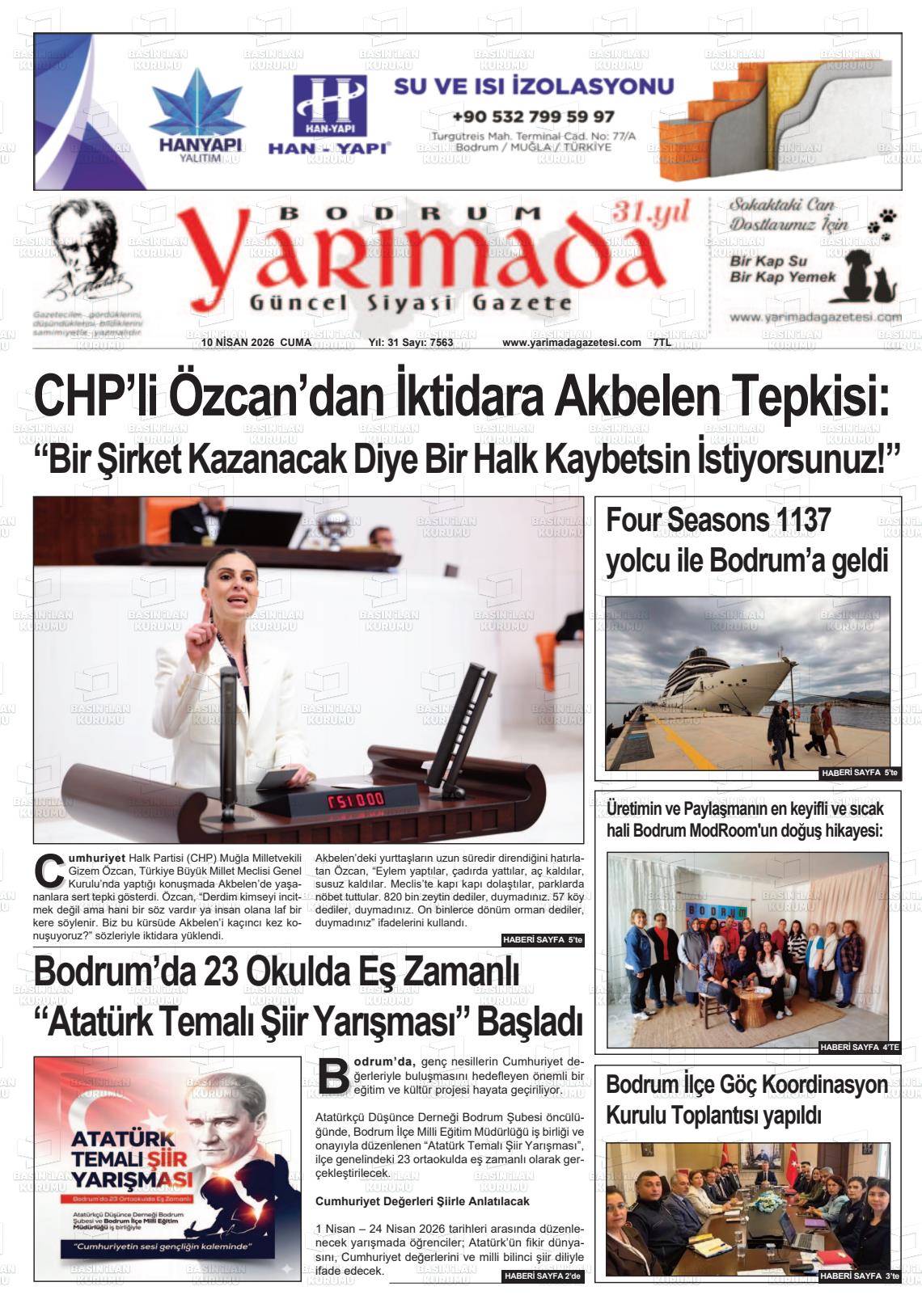 Mugla Yarimada 10.04.2026