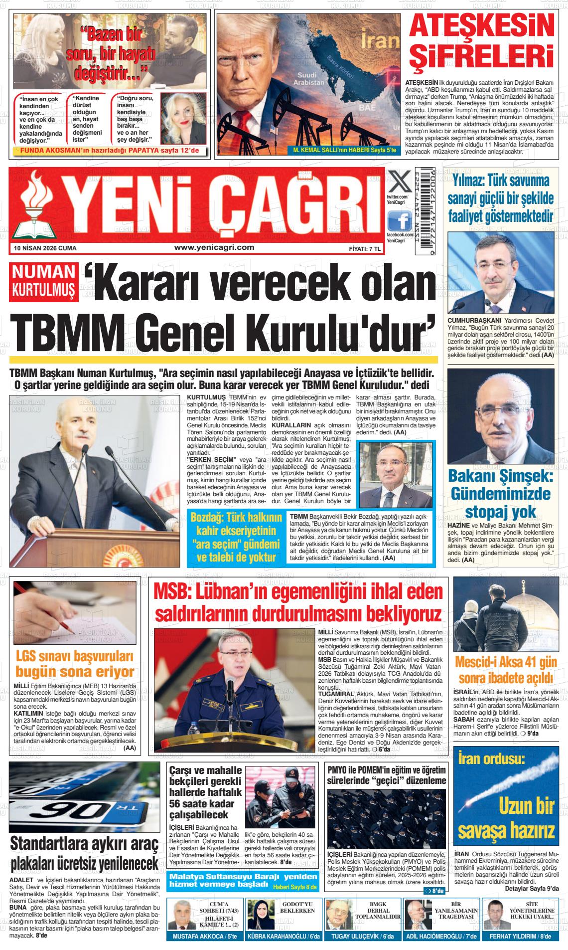 Istanbul Yenicagri 10.04.2026