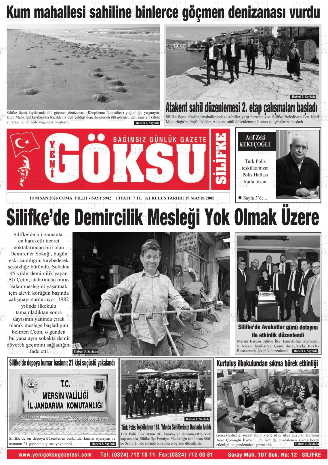 Mersin Yenigoksu 10.04.2026