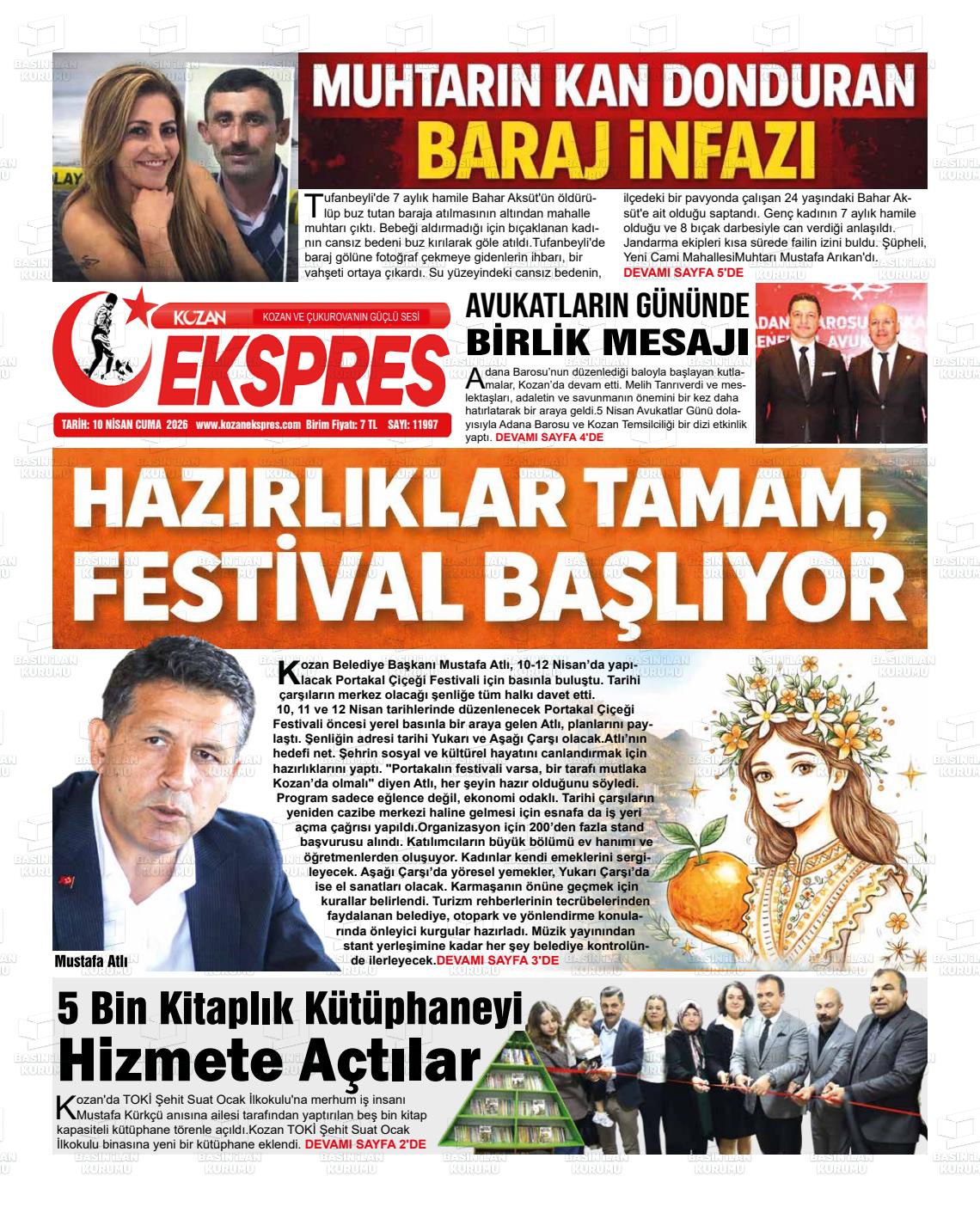 Adana Yenihursoz 10.04.2026