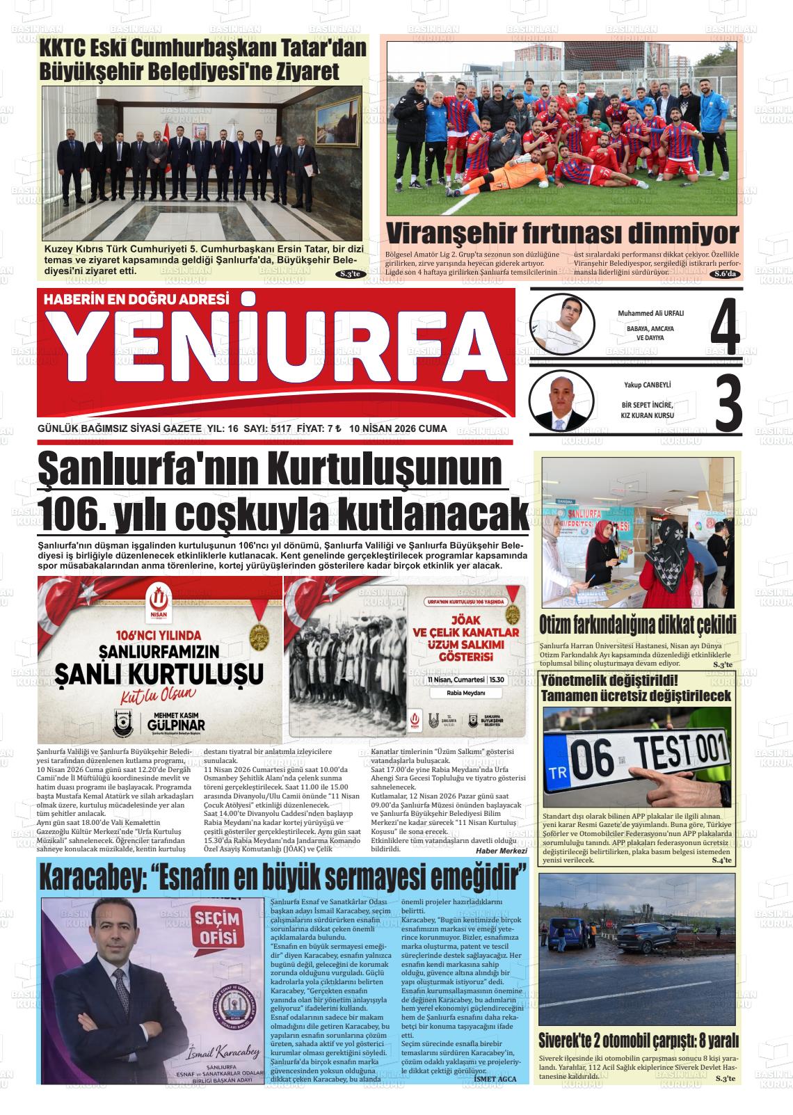 Sanliurfa Yeniurfa 10.04.2026