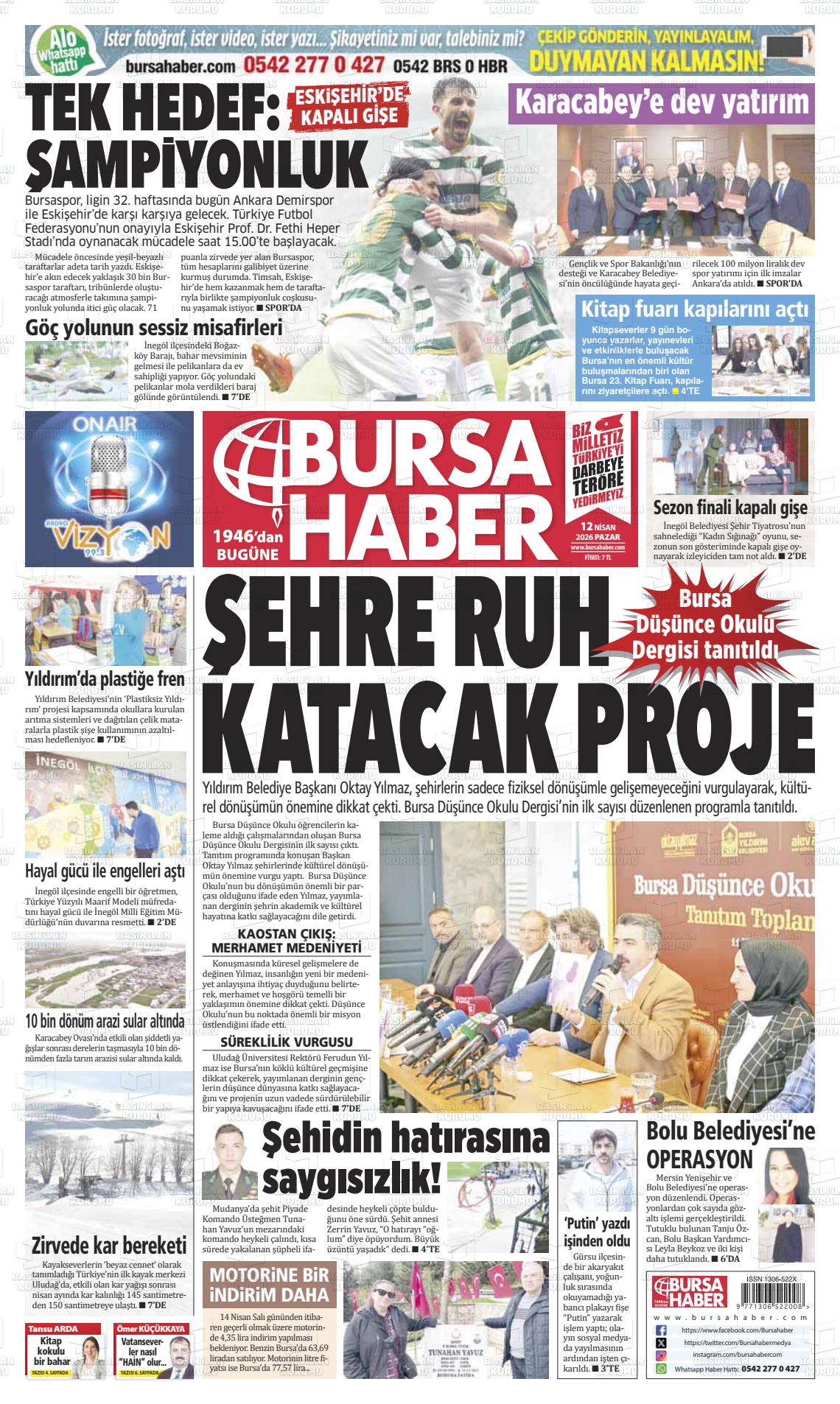 Bursa Haber 12.04.2026