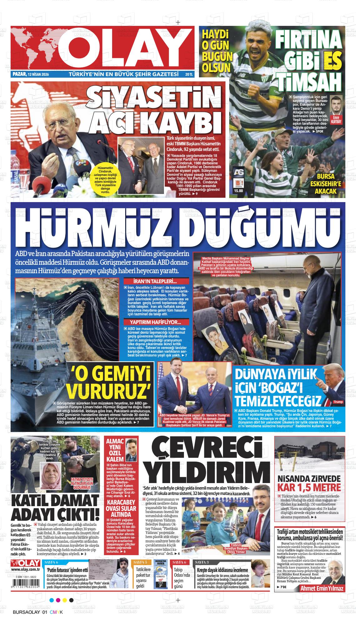 Hatay Olay 12.04.2026