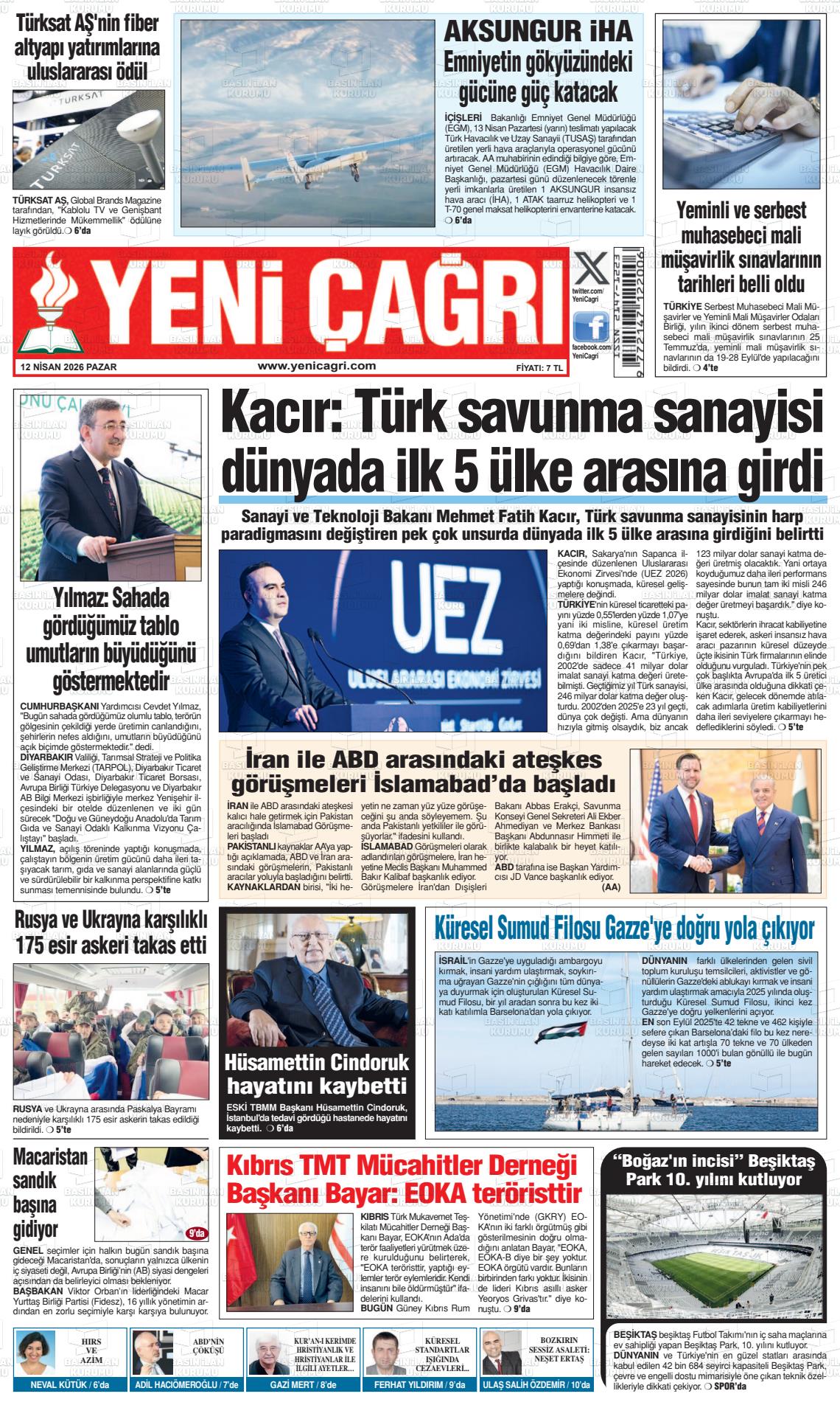 Istanbul Yenicagri 12.04.2026