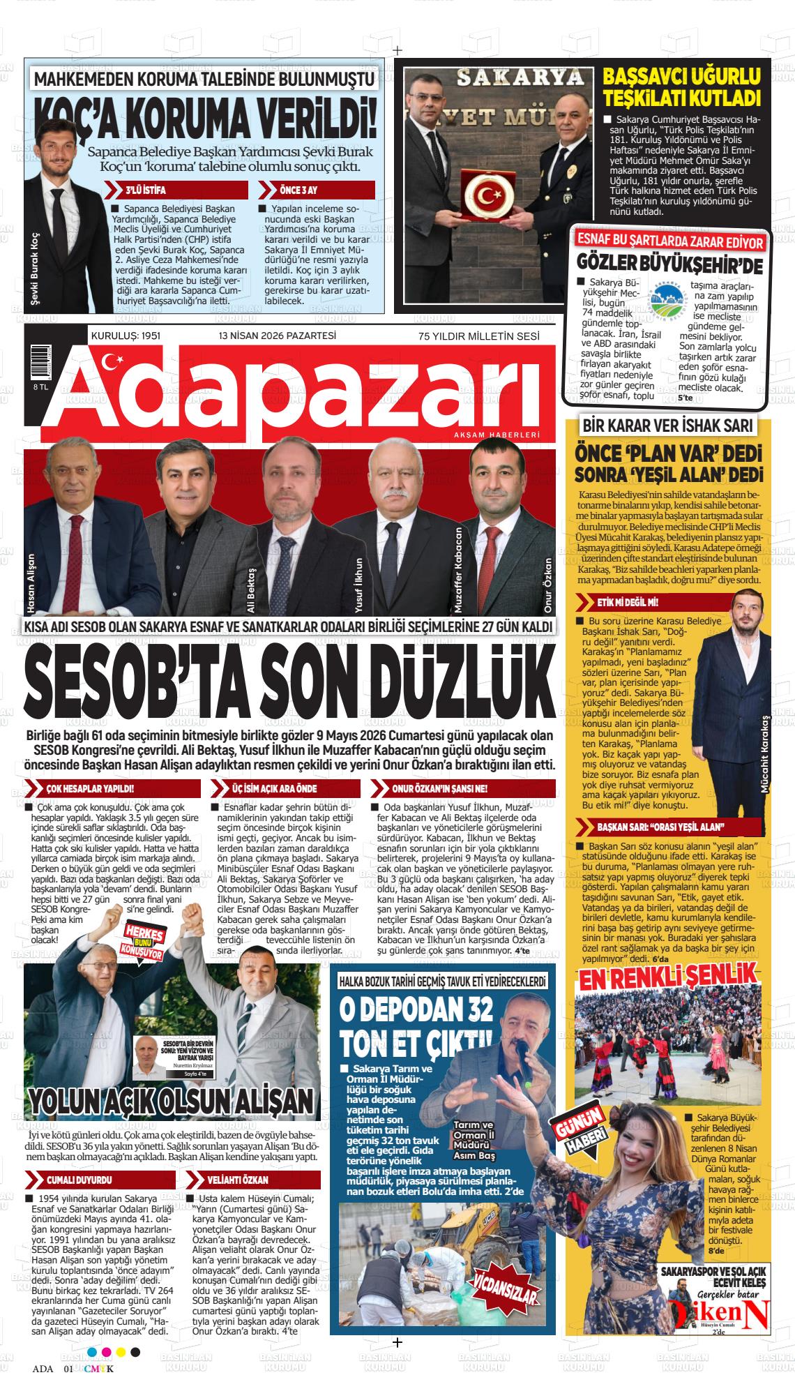 Sakarya Adapazariaksamhaberleri 13.04.2026