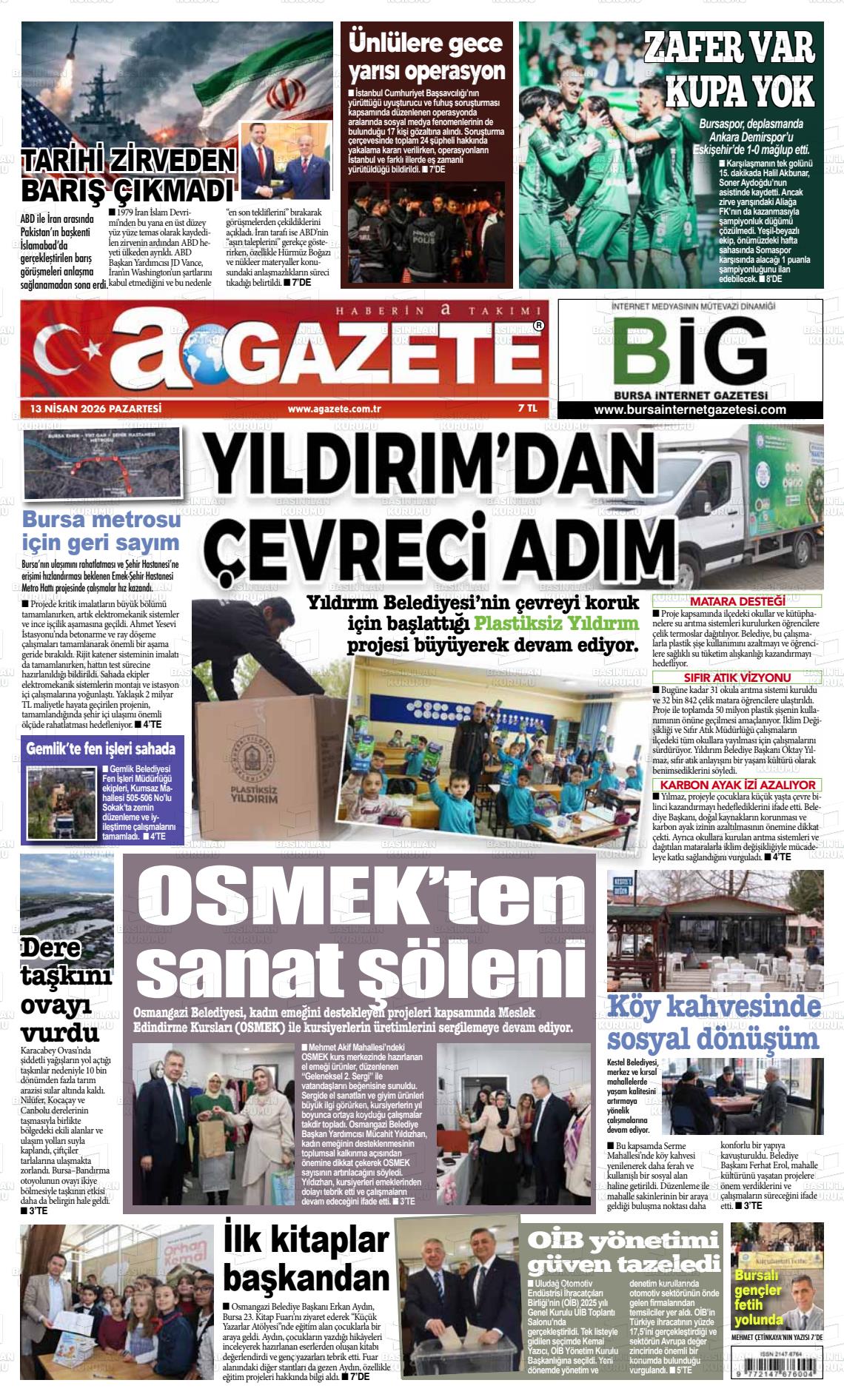 Bursa Agazete 13.04.2026