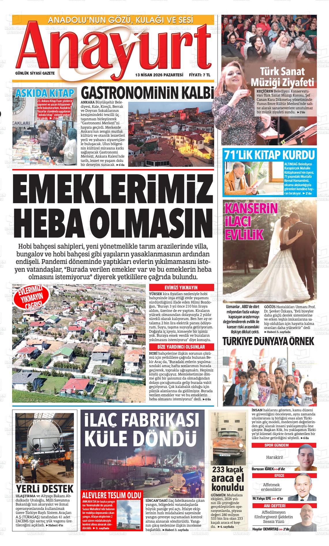 Ankara Anayurt 13.04.2026