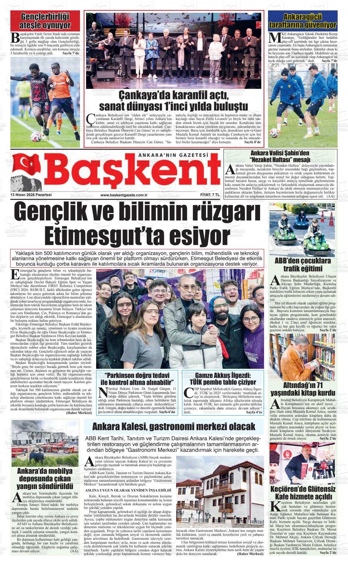 Ankara Baskent 13.04.2026