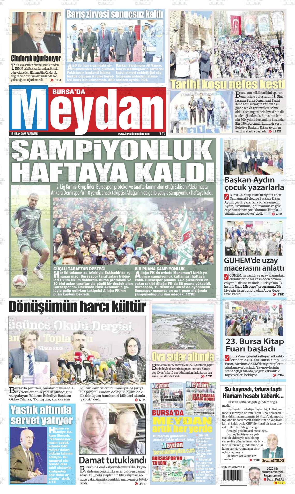 Bursa Dameydan 13.04.2026