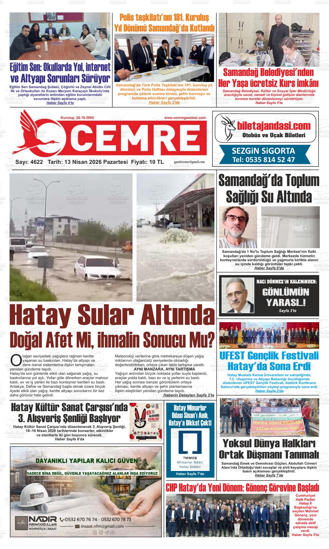 Hatay Cemre 13.04.2026