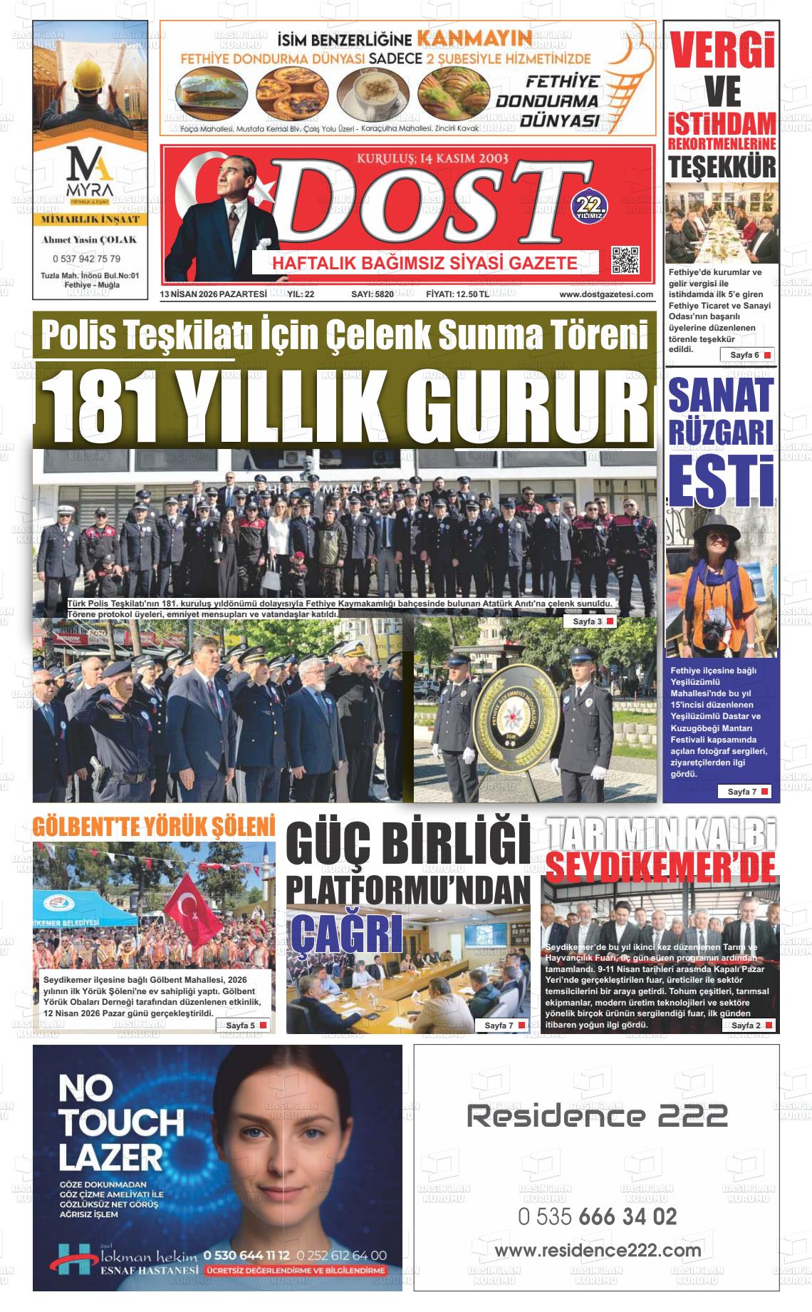 Mugla Dost 13.04.2026