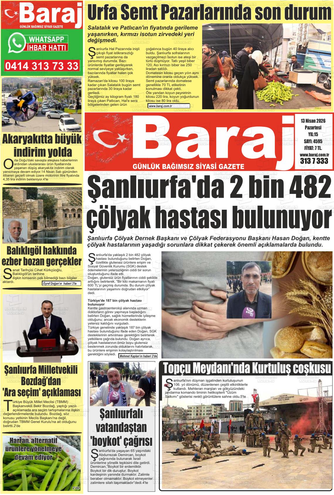 Sanliurfa Dundenbugunesafak 13.04.2026