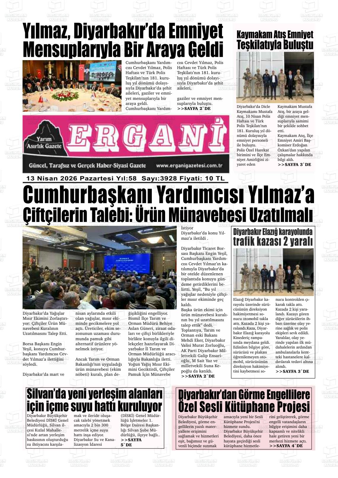 Diyarbakir Ergani 13.04.2026