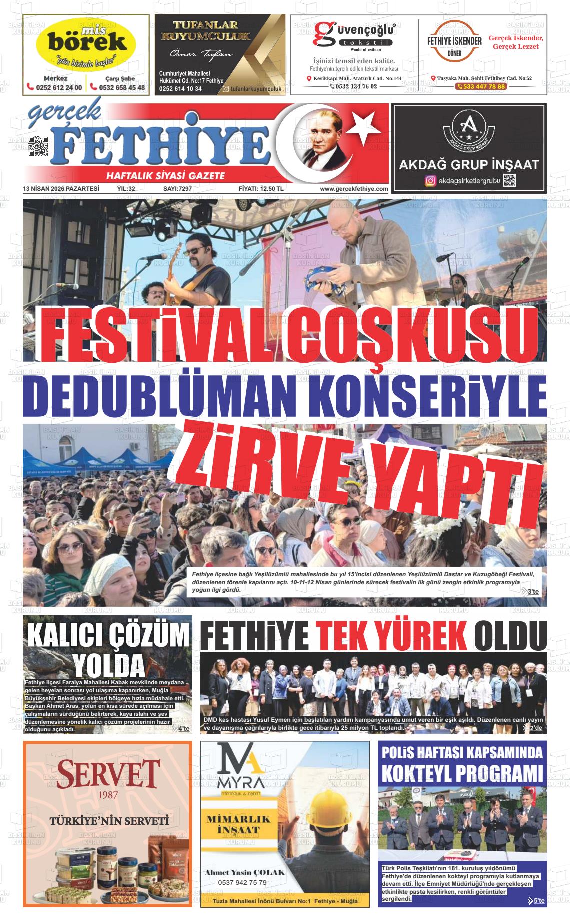 Mugla Gercekfethiye 13.04.2026