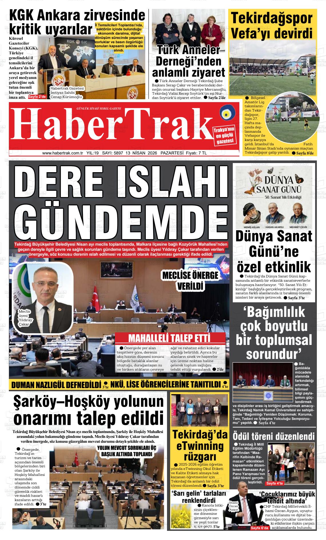 Tekirdag Habertrak 13.04.2026