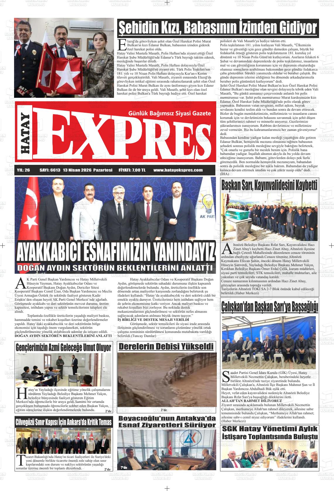 Hatay Expres 13.04.2026