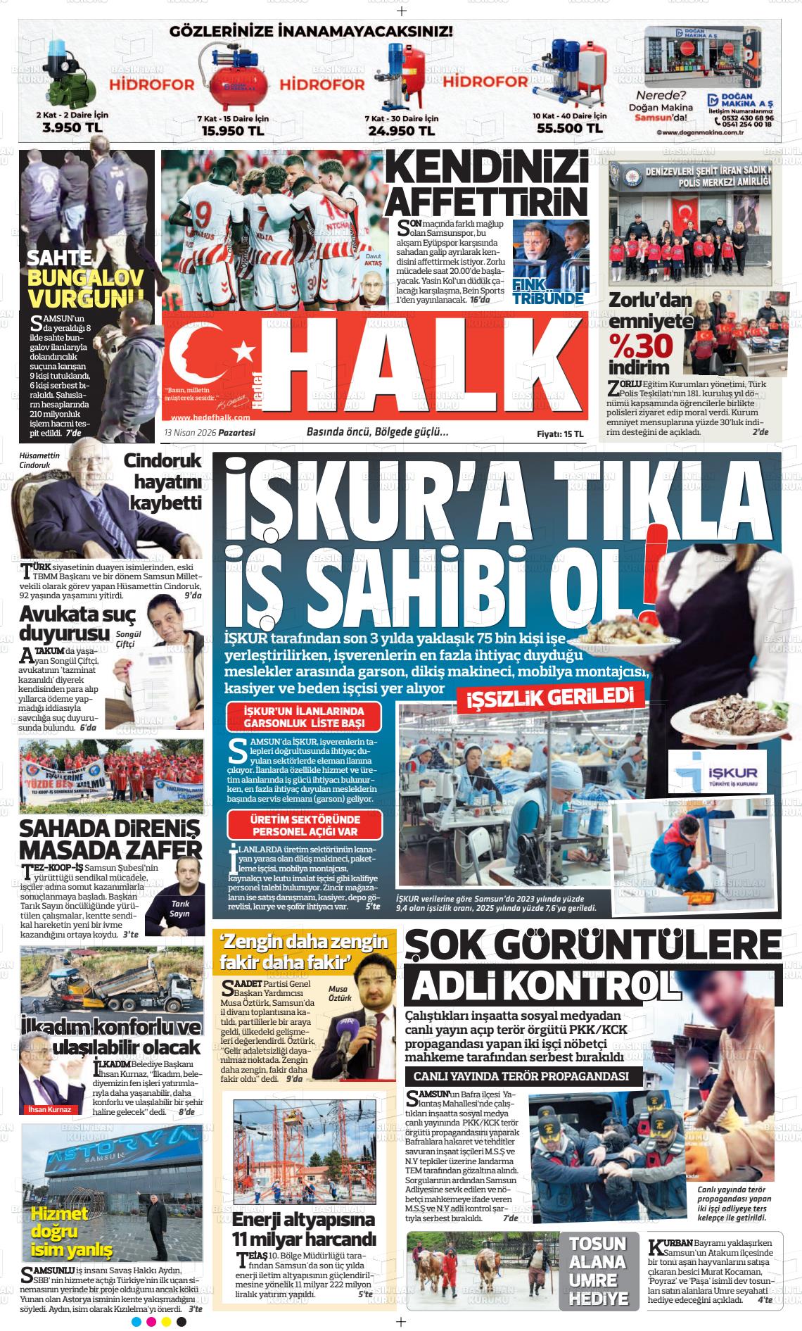 Samsun Hedefhalk 13.04.2026