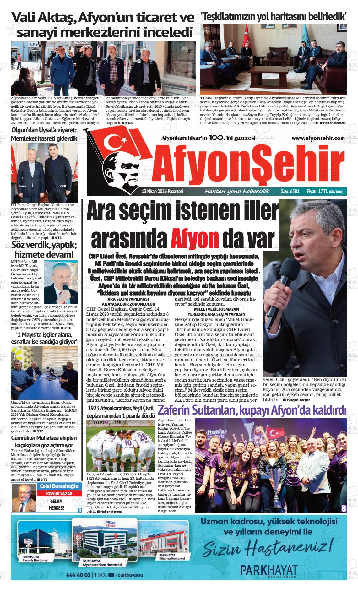 Afyonkarahisar Hisar 13.04.2026