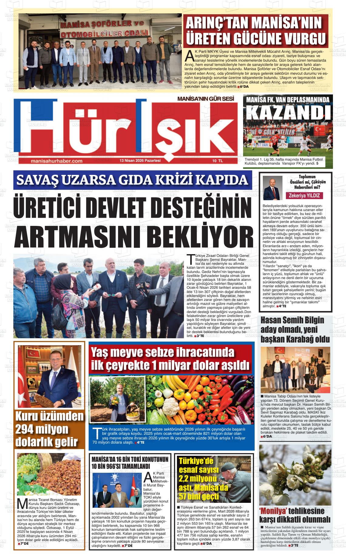 Manisa Hurisik 13.04.2026