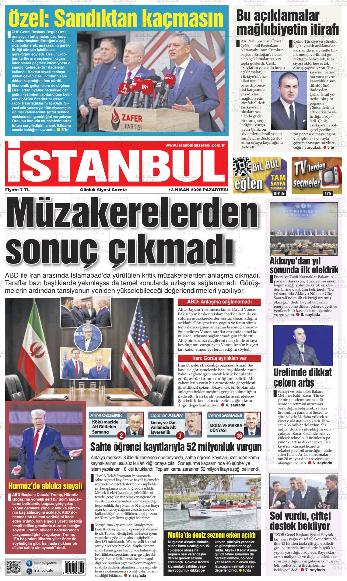 Istanbul 13.04.2026