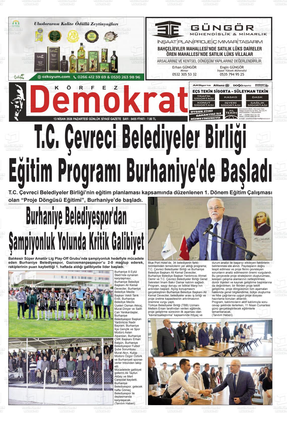 Balikesir Korfezdemokrat 13.04.2026