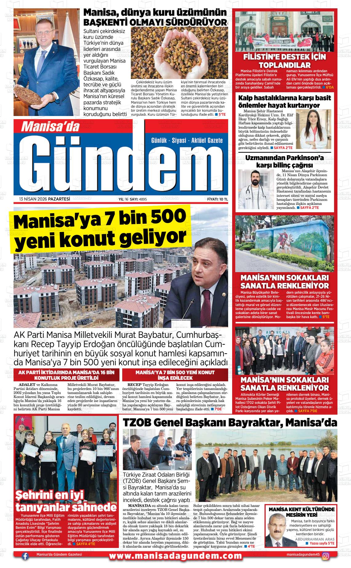 Manisa Dagundem 13.04.2026
