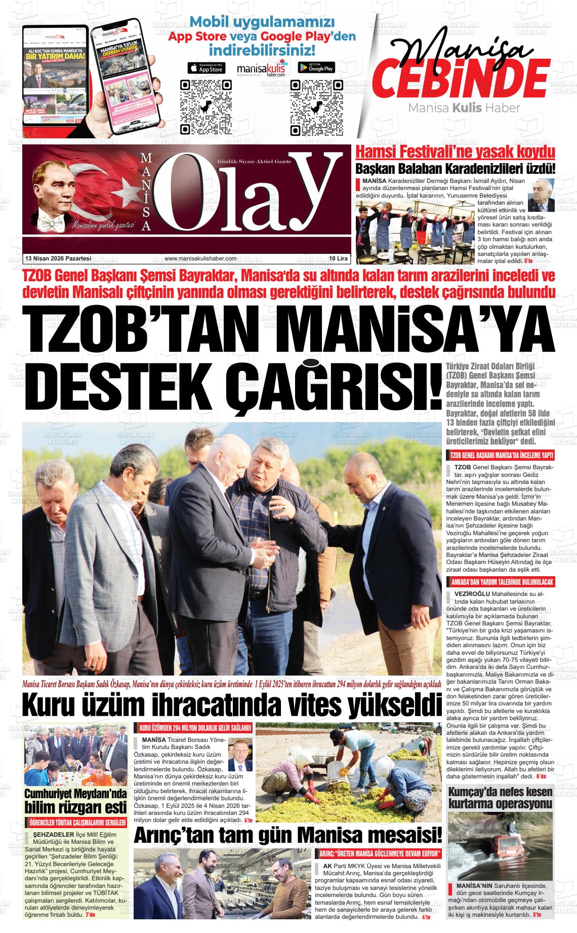 Manisa Olay 13.04.2026