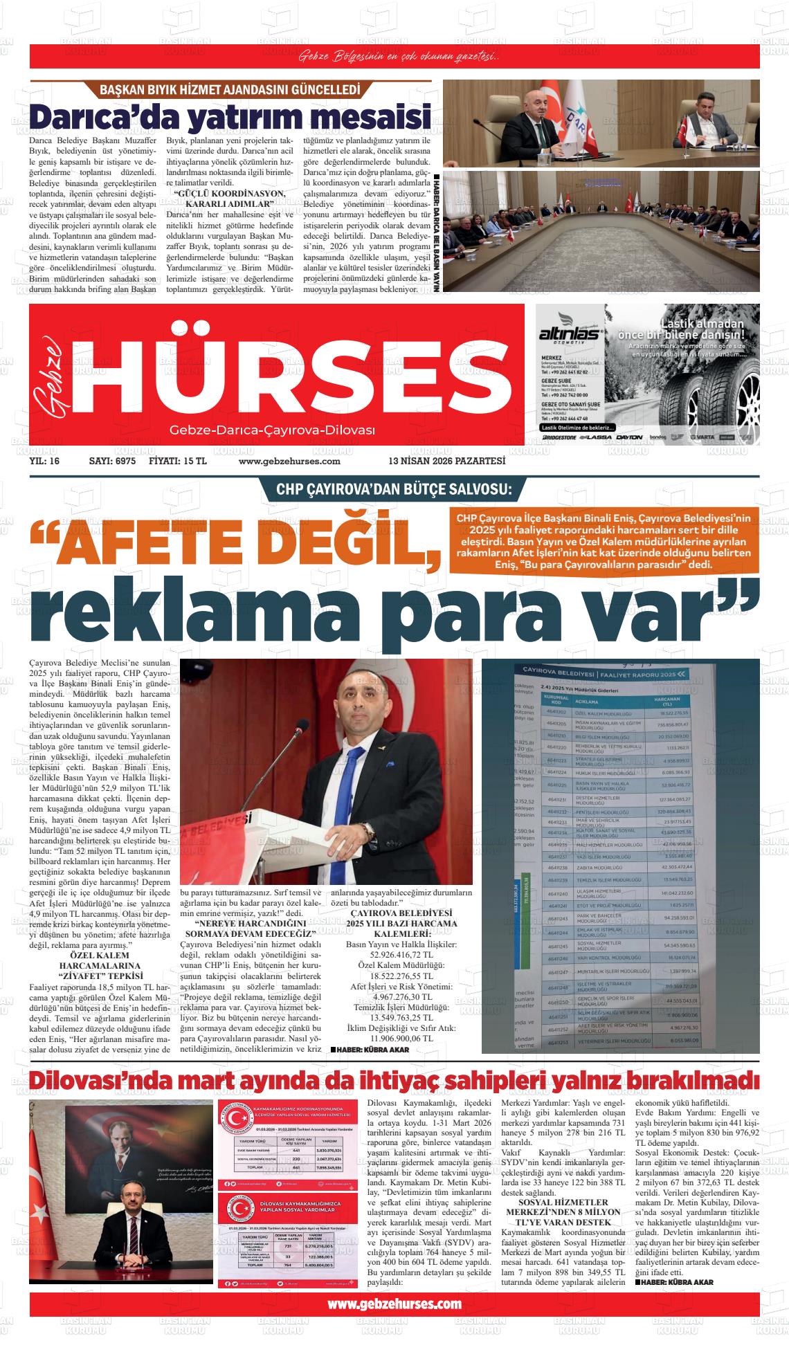 Kocaeli Marmaragebze 13.04.2026