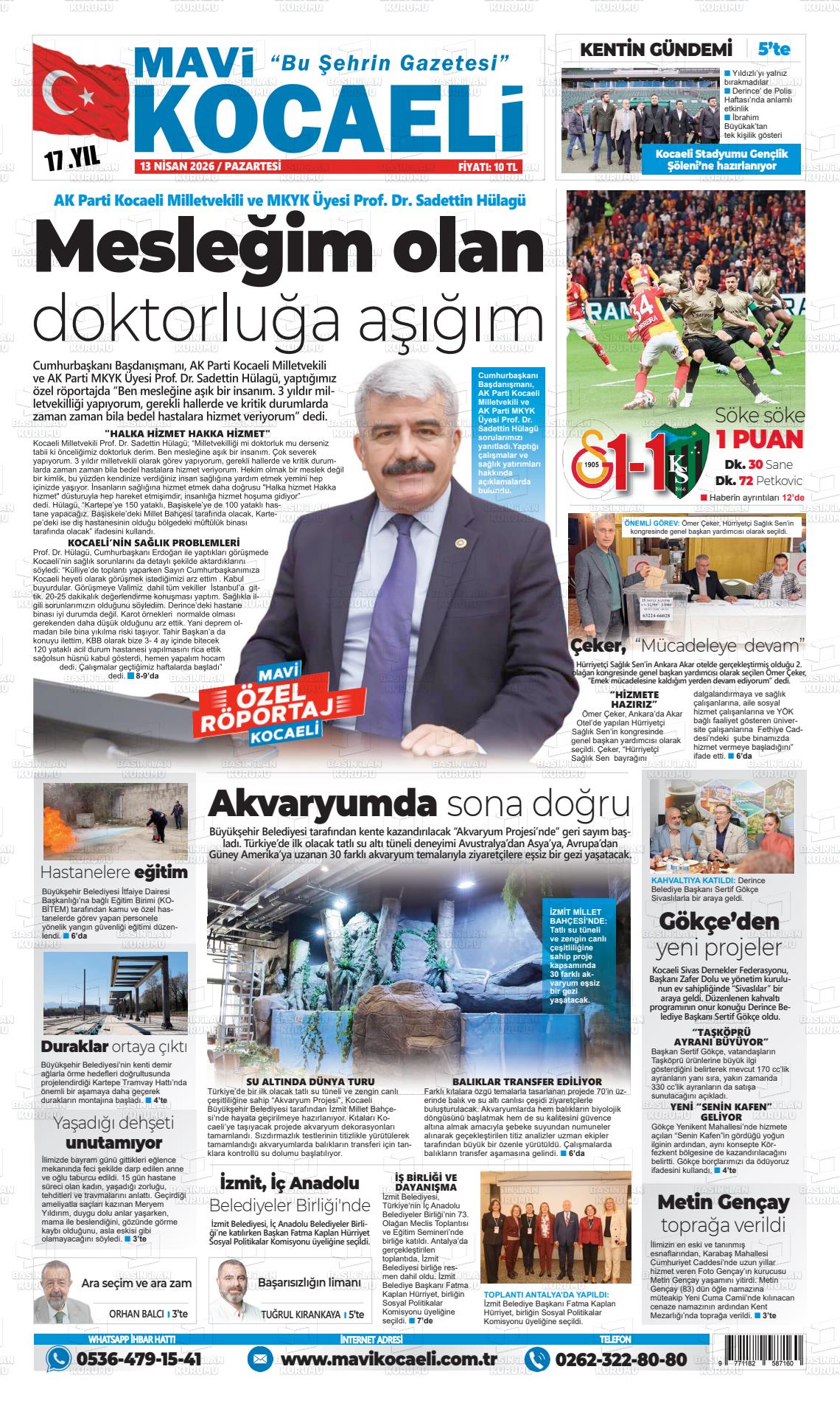Kocaeli Mavi 13.04.2026