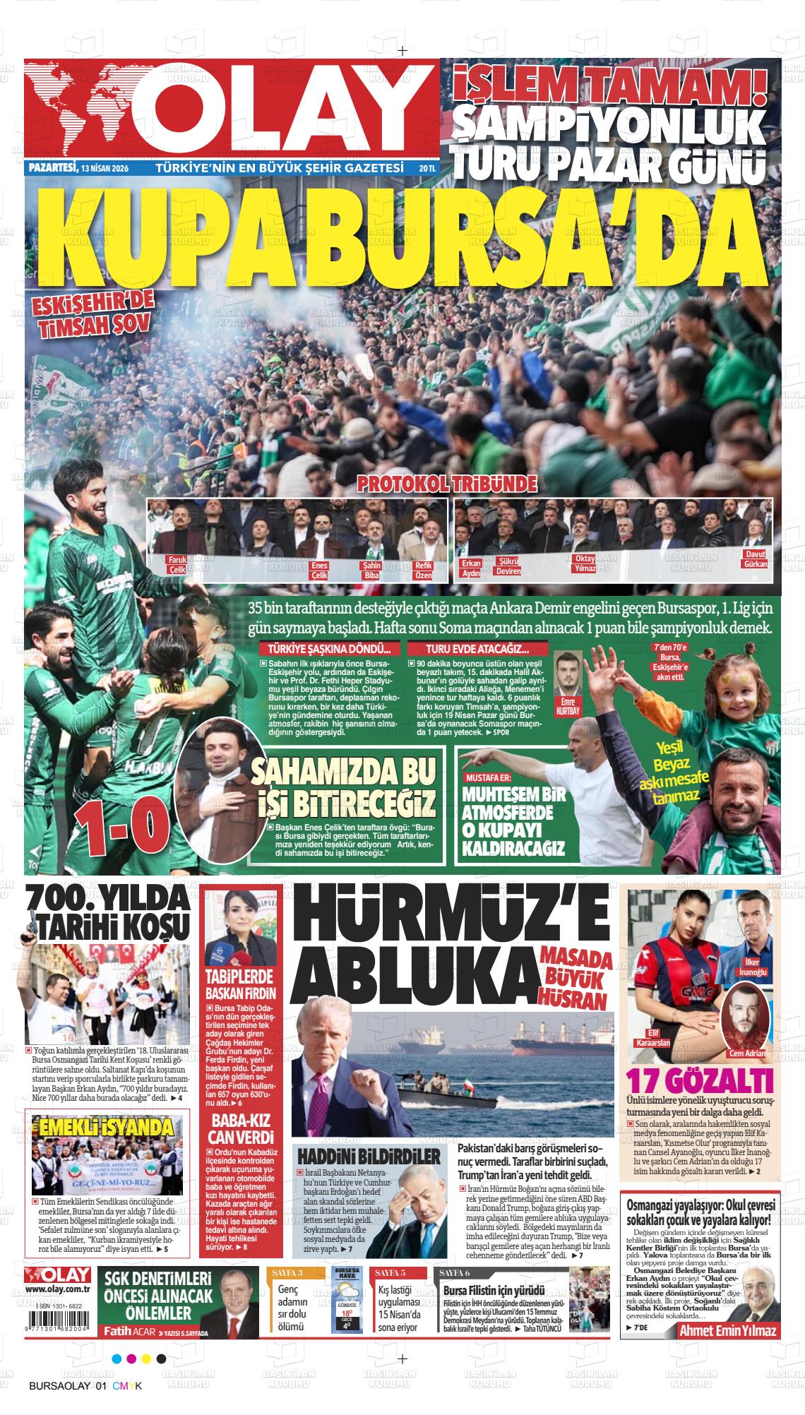 Hatay Olay 13.04.2026