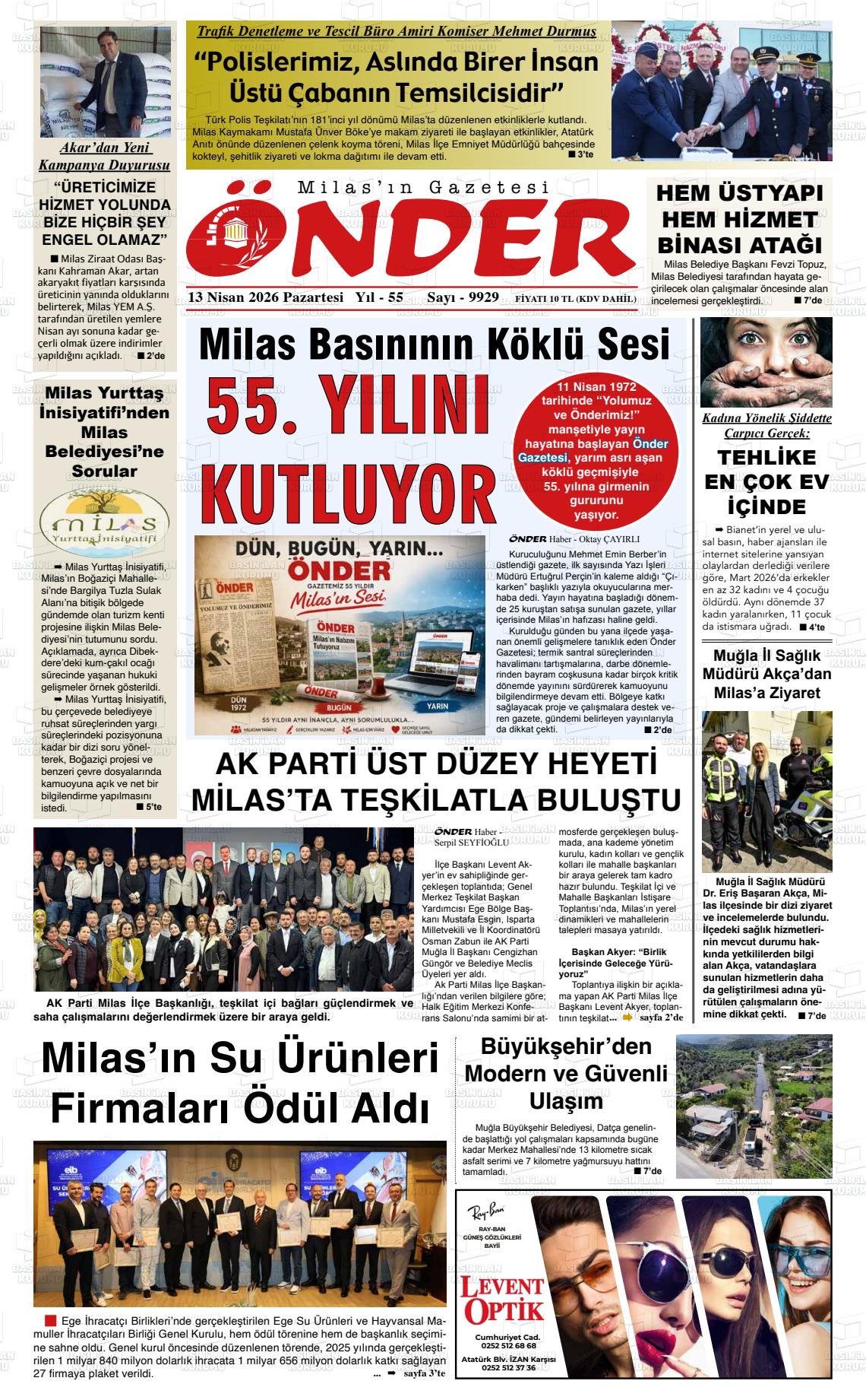 Mugla Onder 13.04.2026