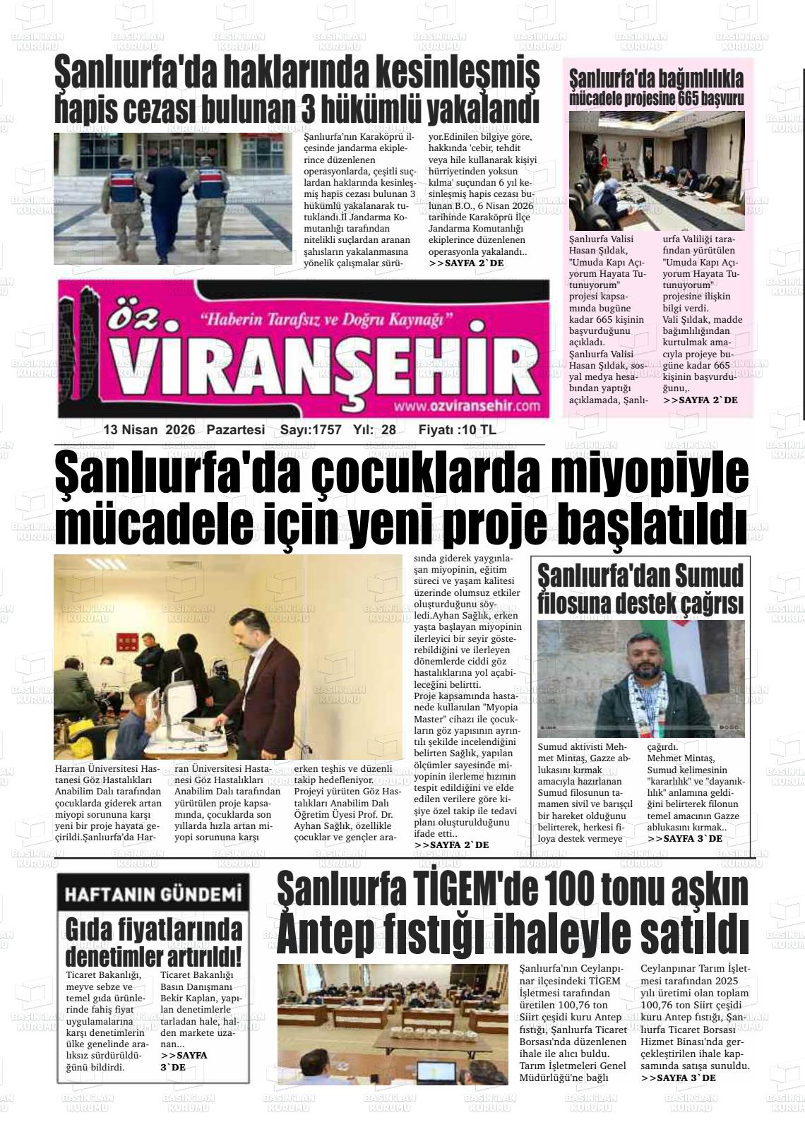 Sanliurfa Ozviransehir 13.04.2026
