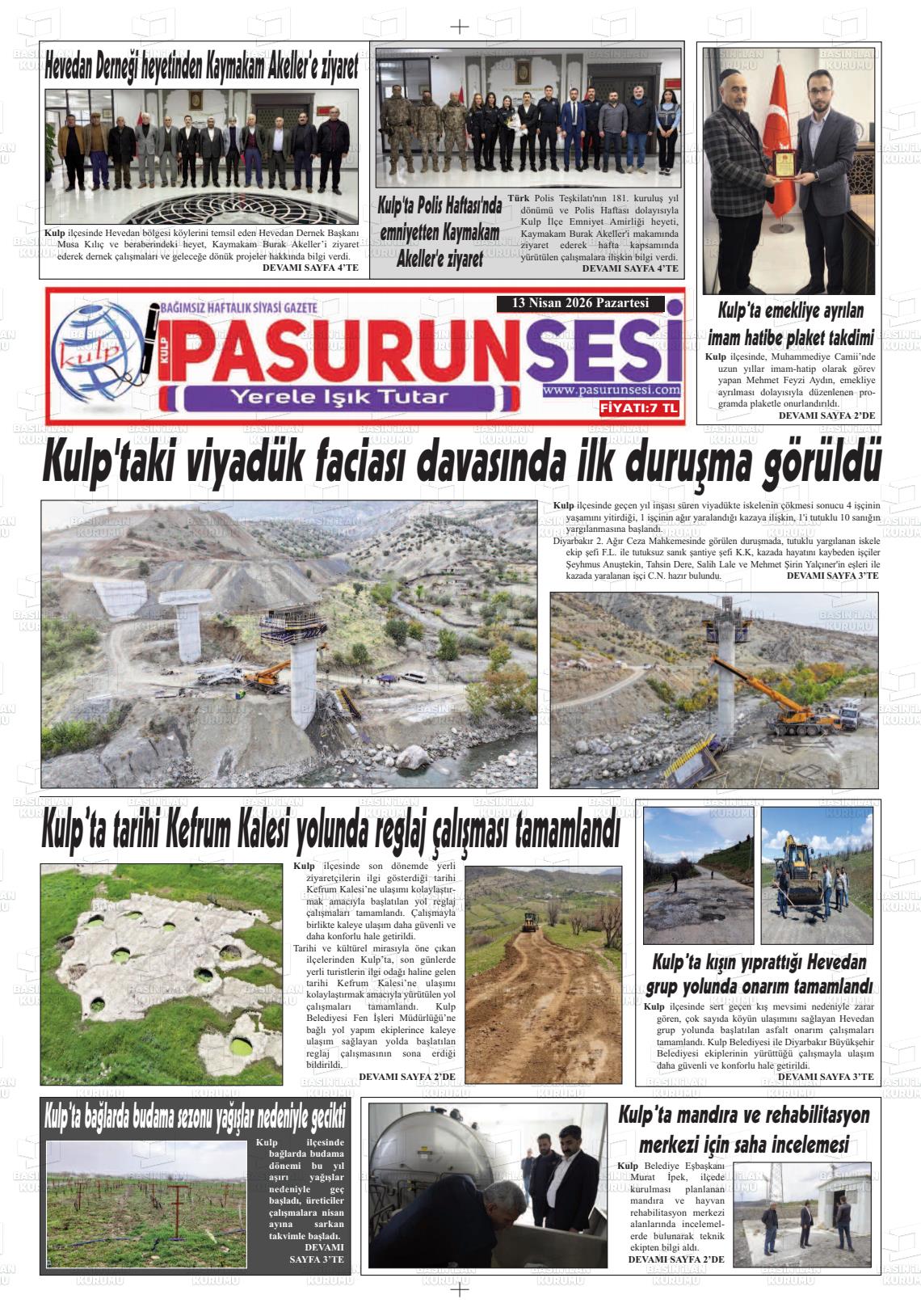 Diyarbakir Pasurunsesi 13.04.2026