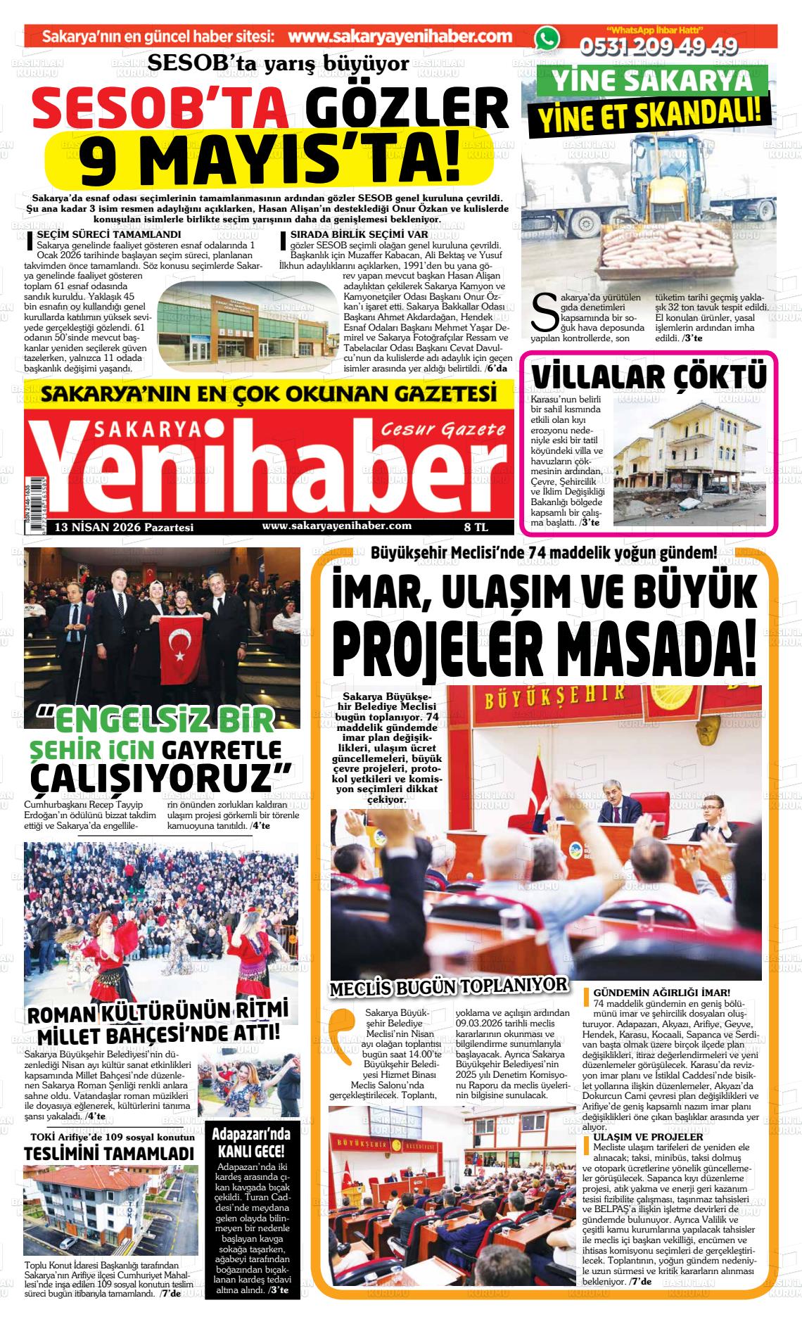 Sakarya Yenihaber 13.04.2026
