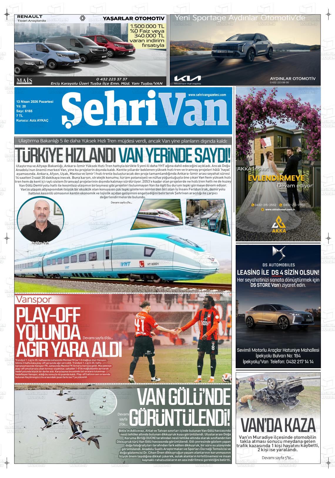 Van Sehri 13.04.2026