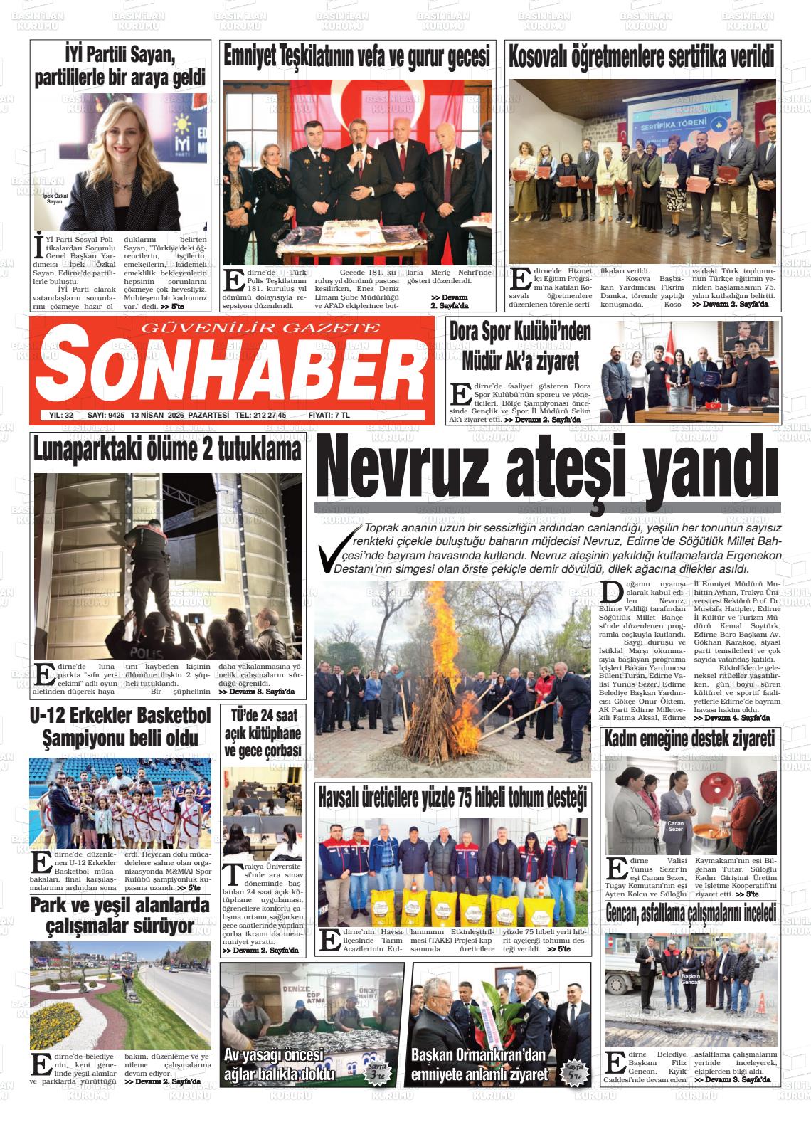 Eskisehir Sonhaber 13.04.2026